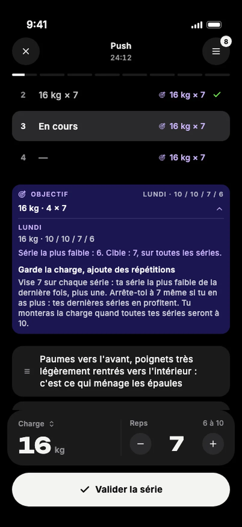 Le coach déplie son raisonnement : la dernière fois, la série la plus faible, puis la décision